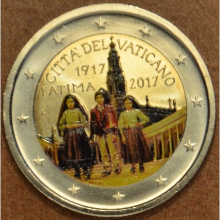 Euromince mince 2 Euro Vatikán 2017 - 100. výročie zjavenia Panny M...