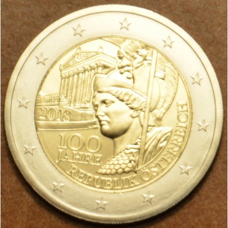 Euromince mince 2 Euro Rakúsko 2018 - 100 rokov Rakúskej republiky ...