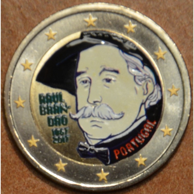 Euromince mince 2 Euro Portugalsko 2017 - Raul Brandao (farebná UNC)