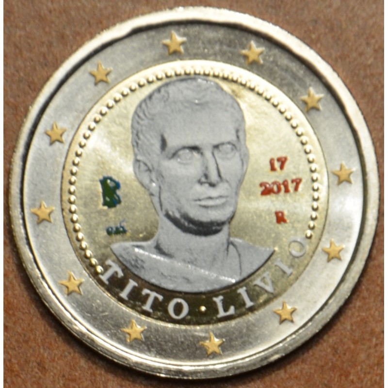 euroerme érme 2 Euro Olaszország 2017 - Titus Livius (színezett UNC)