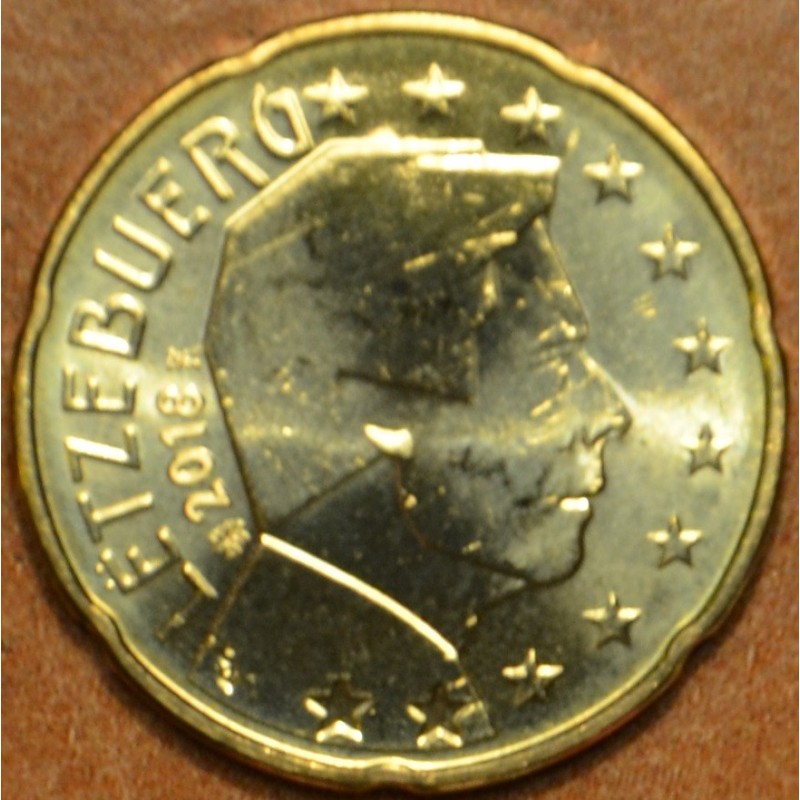 Euromince mince 20 cent Luxembursko 2018 (UNC)
