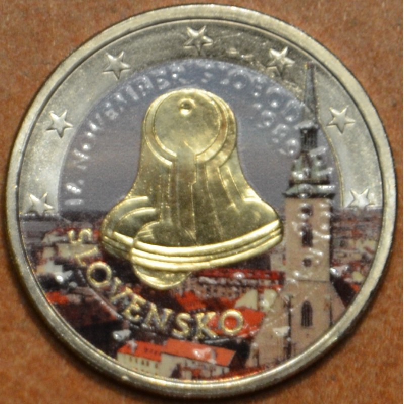Euromince mince 2 Euro Slovensko 2009 - Deň boja za slobodu a demok...