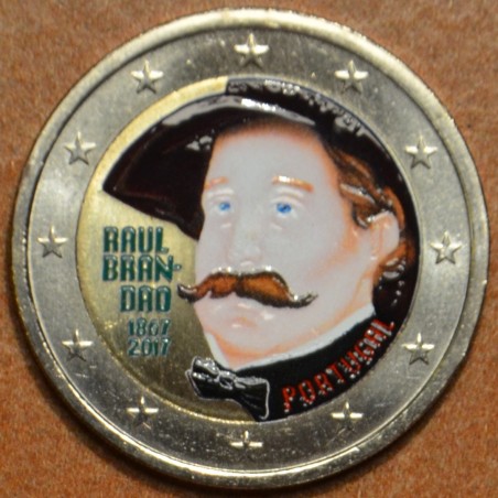 euroerme érme 2 Euro Portugália 2017 - Raul Brandao II. (színezett ...