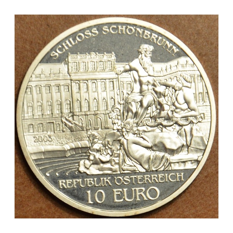 eurocoin eurocoins 10 Euro Austria 2003 Schönbrunn (UNC)