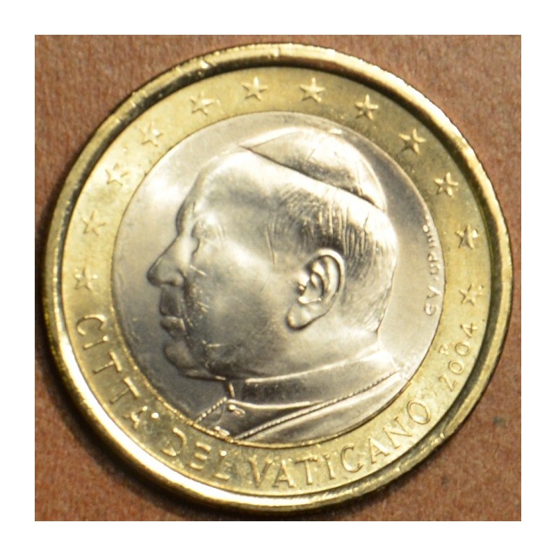 Euromince mince 1 Euro Vatikán 2004 Ján Pavol II (BU)