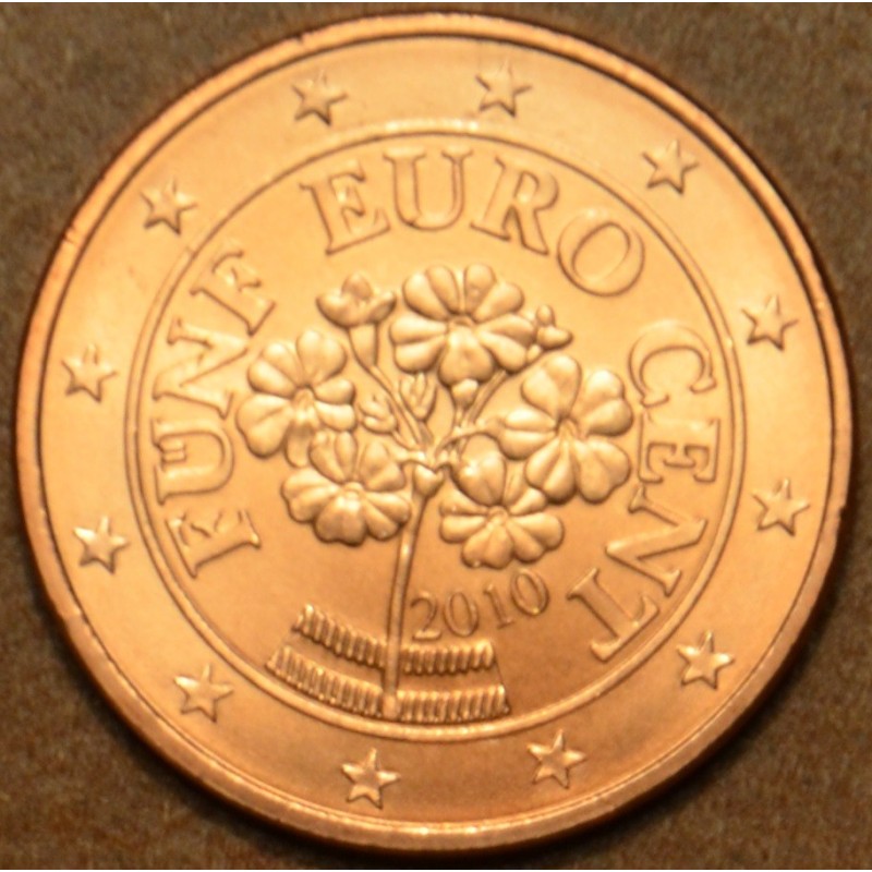 euroerme érme 5 cent Ausztria 2010 (UNC)