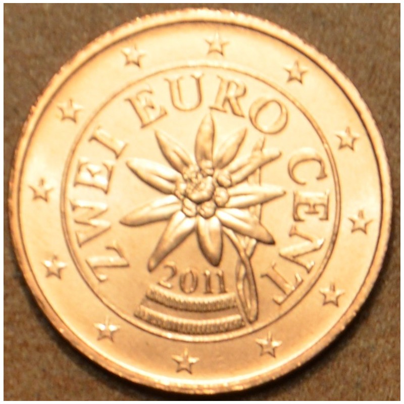 euroerme érme 2 cent Ausztria 2011 (UNC)