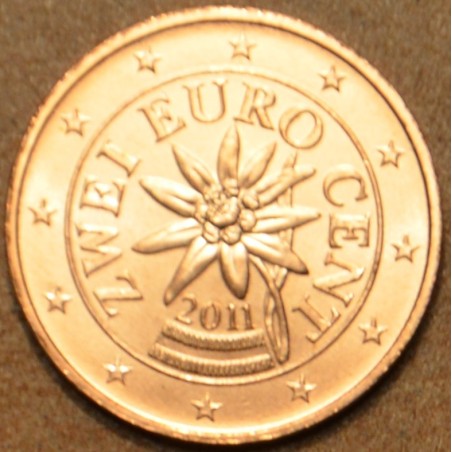 euroerme érme 2 cent Ausztria 2011 (UNC)