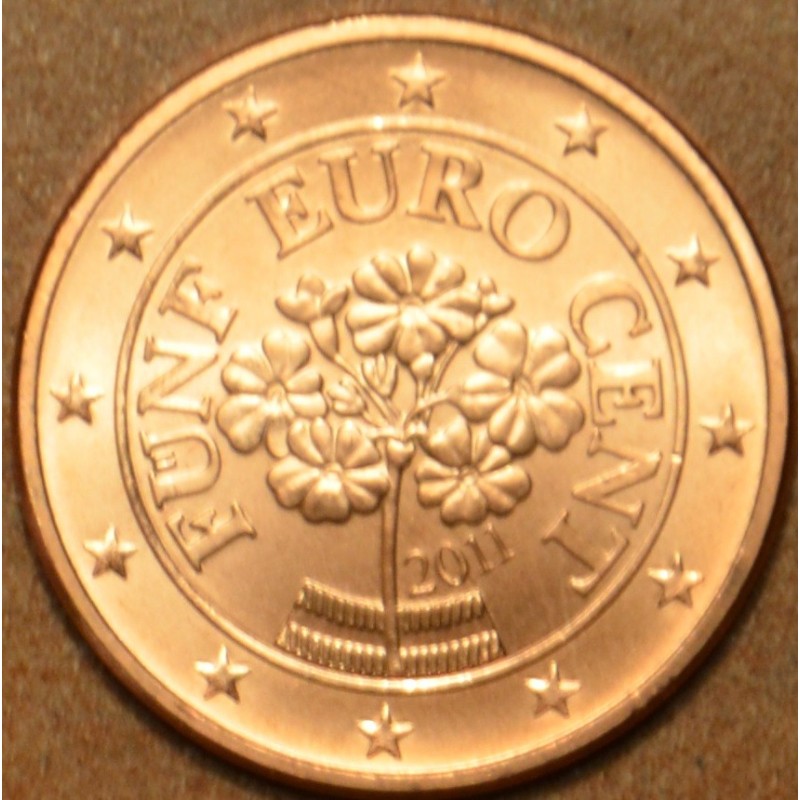eurocoin eurocoins 5 cent Austria 2011 (UNC)