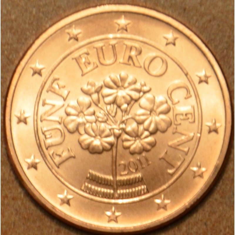 euroerme érme 5 cent Ausztria 2011 (UNC)