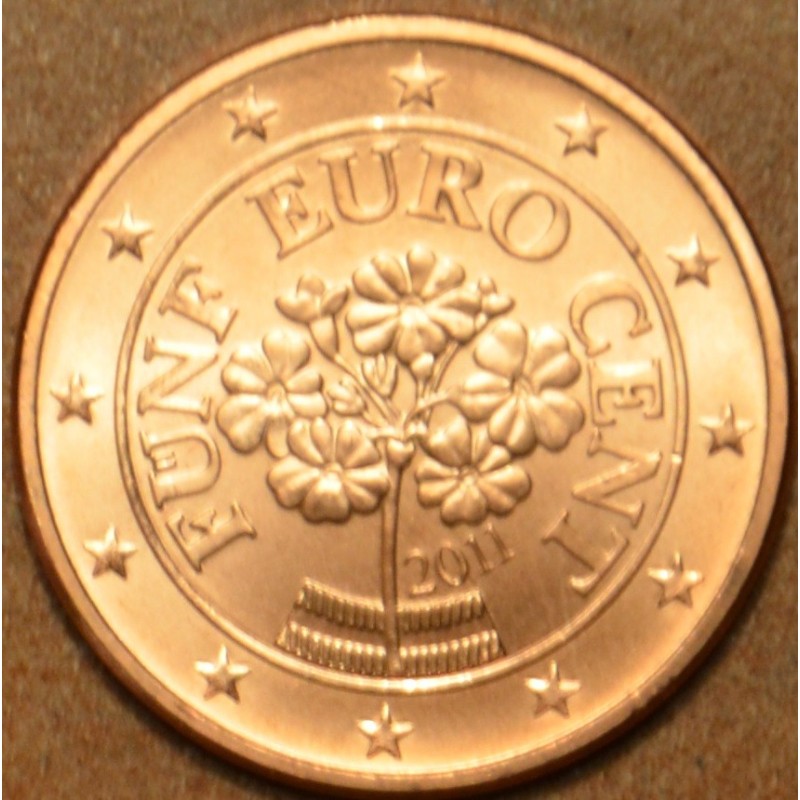 Euromince mince 5 cent Rakúsko 2011 (UNC)