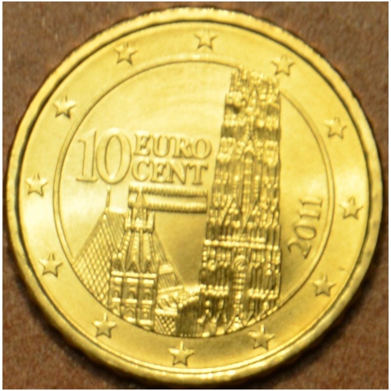 eurocoin eurocoins 10 cent Austria 2011 (UNC)