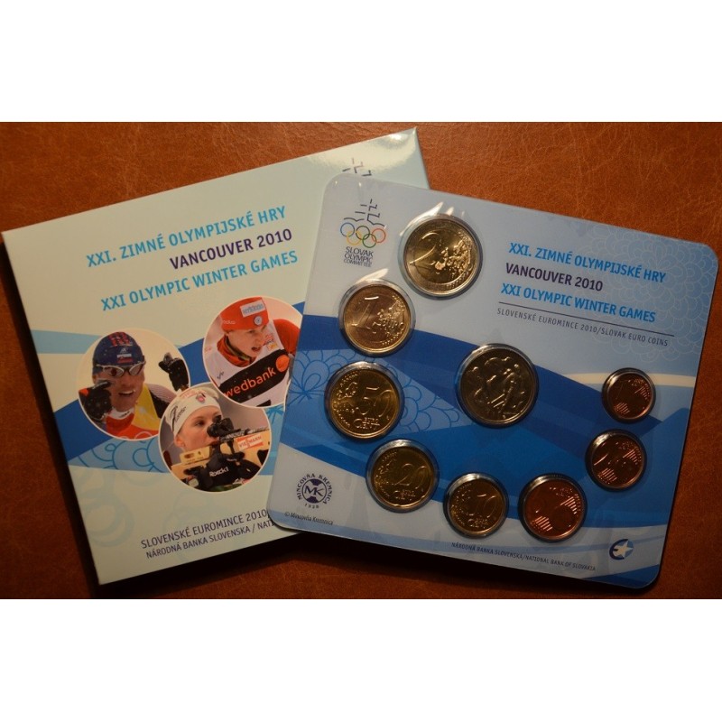 Euromince mince Súbor Slovenských mincí 2010 \\"Vancouver\\"