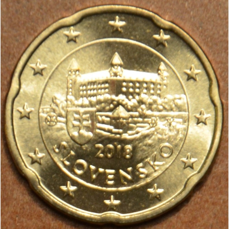 eurocoin eurocoins 20 cent Slovakia 2018 (UNC)