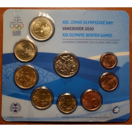 Euromince mince Súbor Slovenských mincí 2010 \\"Vancouver\\"