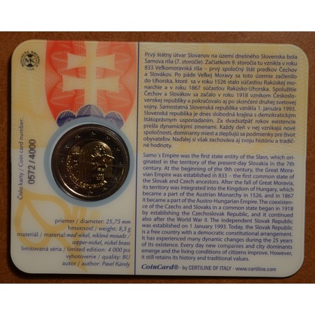 euroerme érme 2 Euro Szlovákia 2018 - Szlovákia 25. évfordulója (BU...