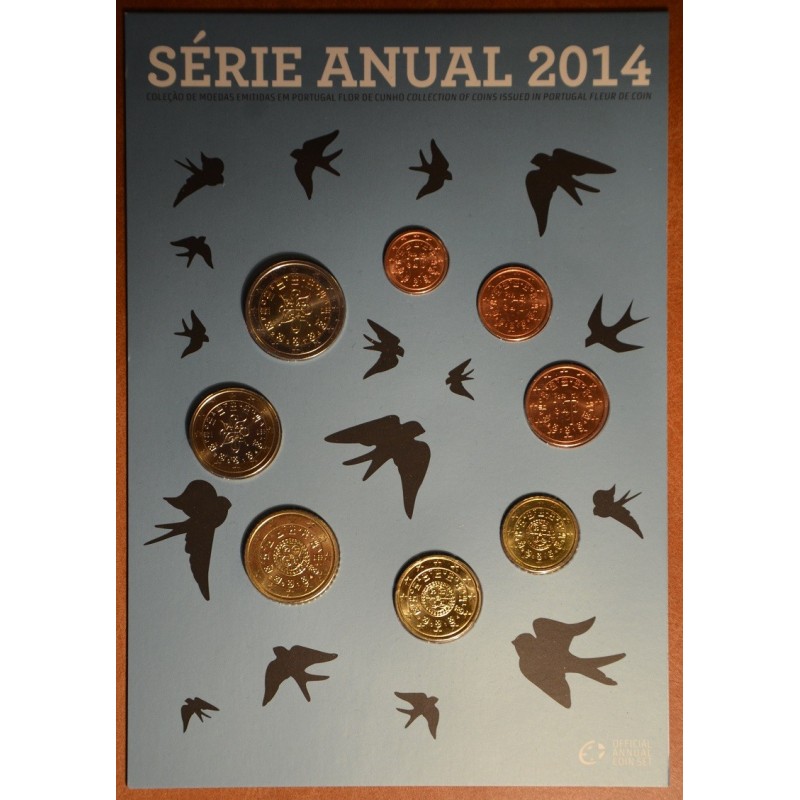 Euromince mince Portugalsko 2014 sada 8 mincí (UNC)