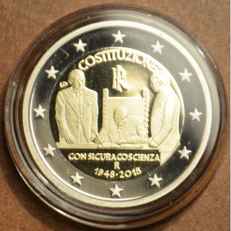 eurocoin eurocoins 2 Euro Italy 2018 - 70th Constitution of Italy (...
