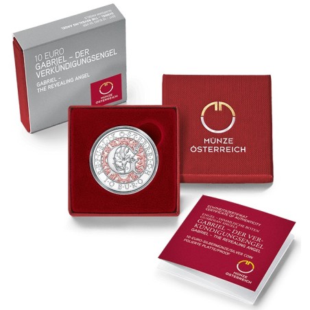 eurocoin eurocoins 10 Euro Austria 2017 Gabriel (Proof)