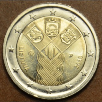 Euromince mince 2 Euro Litva 2018 - 100 rokov nezávislosti pobaltsk...