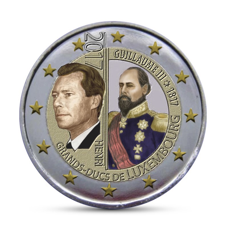 eurocoin eurocoins 2 Euro Luxembourg 2017 - Grand Duke Guillaume II...