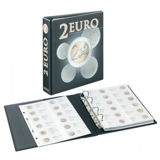 Euromince mince Lindner PUBLICA M album na 2 Euro mince