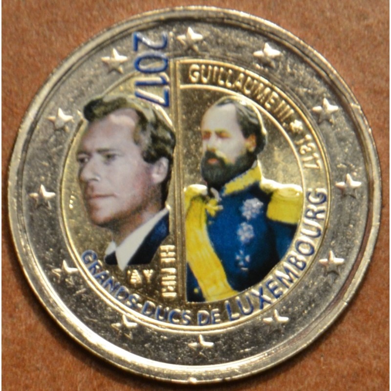 Euromince mince 2 Euro Luxembursko 2017 - Veľkovojvoda Viliam III. ...