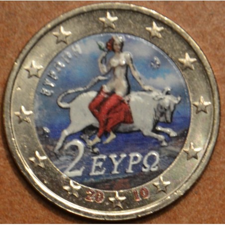 euroerme érme 2 Euro Görögország 2010 - Európa (színezett UNC)