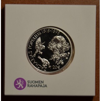 Euromince mince 20 Euro Fínsko 2018 - Topelius (Proof)
