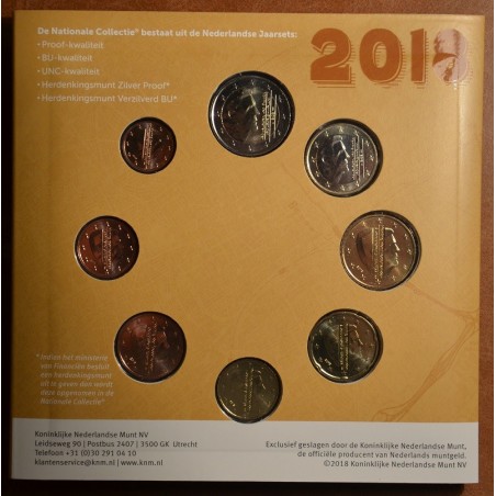 Euromince mince Sada 8 holandskych mincí 2018 Den Haag (BU)