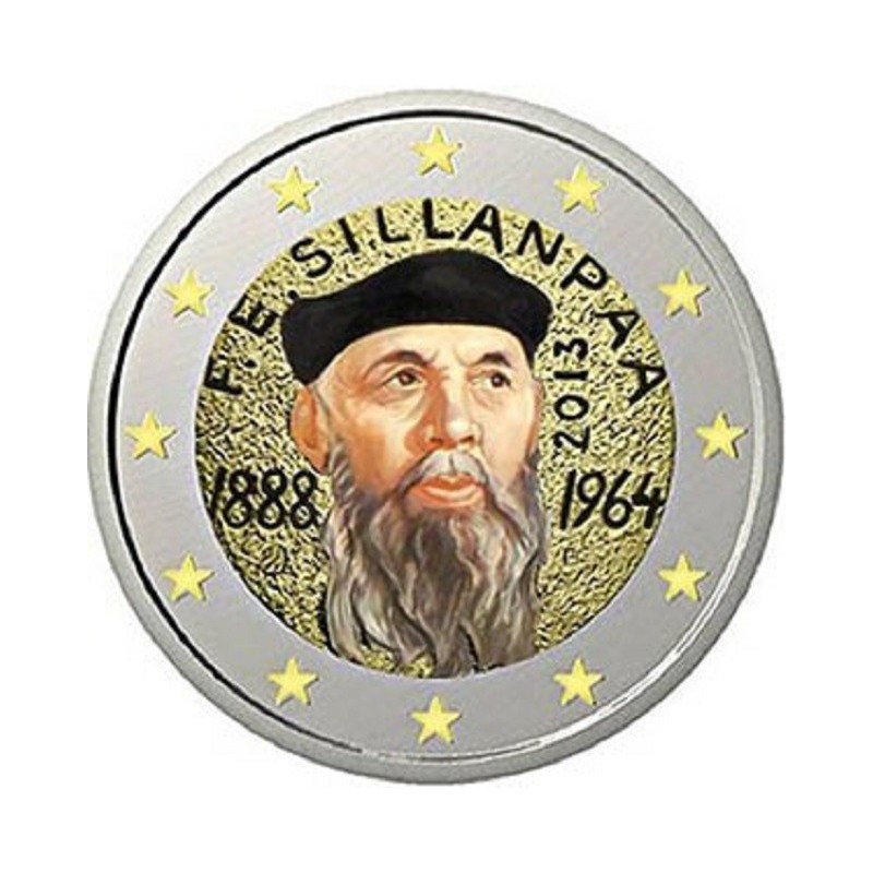 Euromince mince 2 Euro Fínsko 2013 - 125. výročie narodenia Frans E...