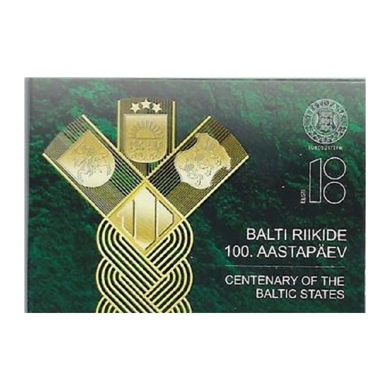 eurocoin eurocoins 2 Euro Estonia 2018 - Baltic Community Issue - 1...