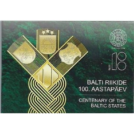 eurocoin eurocoins 2 Euro Estonia 2018 - Baltic Community Issue - 1...