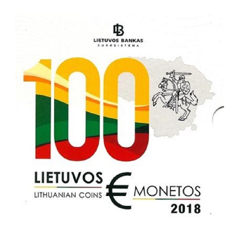 Euromince mince Litva 2018 sada 9 euromincí (BU)