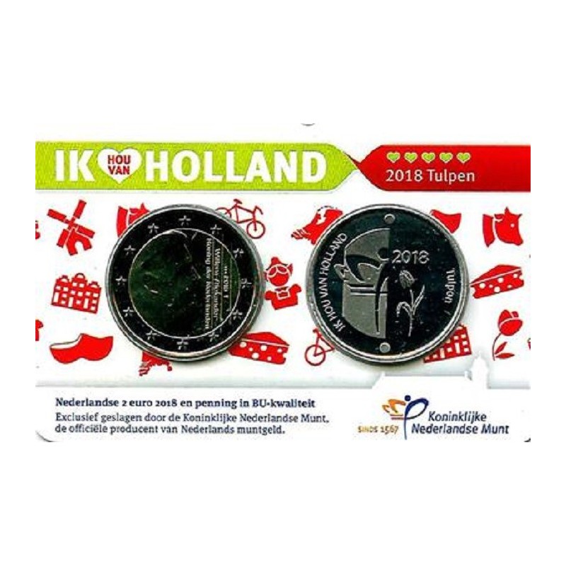 eurocoin eurocoins 2 Euro Netherlands 2018 - Holland coin fair (BU)