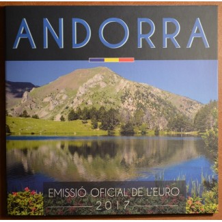 Set of 8 Euro coins Andorra 2017 (BU)