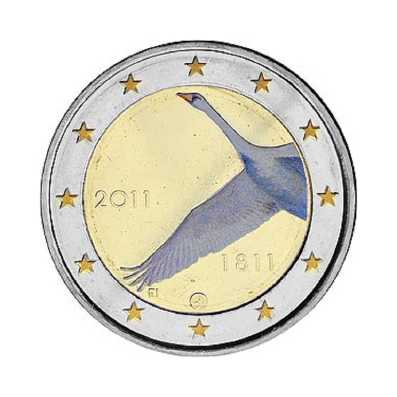 euroerme érme 2 Euro Finnország 2011 - A finn nemzeti bank 200. évf...