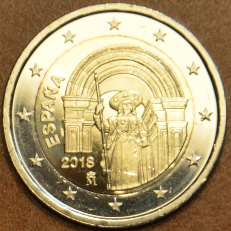 euroerme érme 2 Euro Spanyolország 2018 - Santiago de Compostela (UNC)