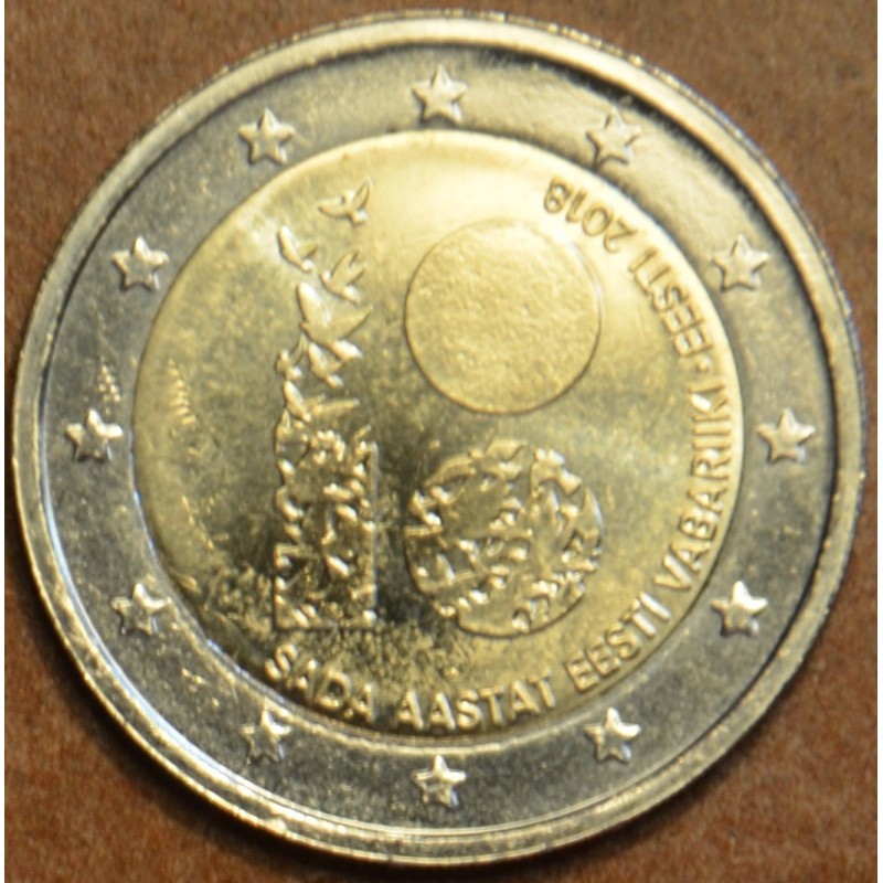 eurocoin eurocoins 2 Euro Estonia 2018 - 100 years of independence ...