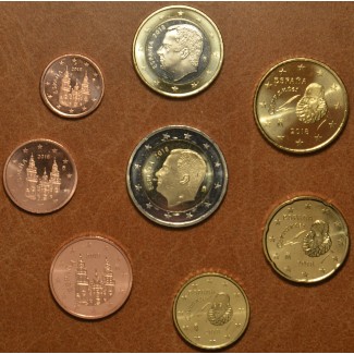 eurocoin eurocoins Set of 8 coins Spain 2018 (UNC)