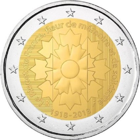 eurocoin eurocoins 2 Euro France 2018 - Le Bleuet de France (UNC)