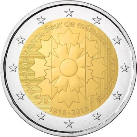 euroerme érme 2 Euro Franciaország 2018 - Le Bleuet de France (UNC)