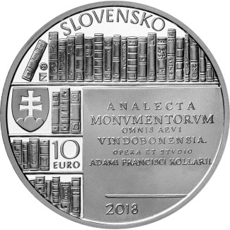 euroerme érme 10 Euro Szlovákia 2018 - Adam František Kollár (BU)