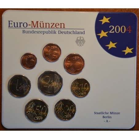 eurocoin eurocoins Germany 2004 \\"G\\" set of 8 eurocoins (BU)