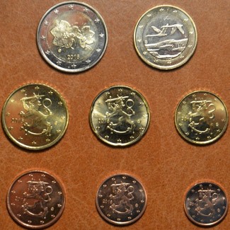 Set of 8 eurocoins Finland 2016 (UNC)