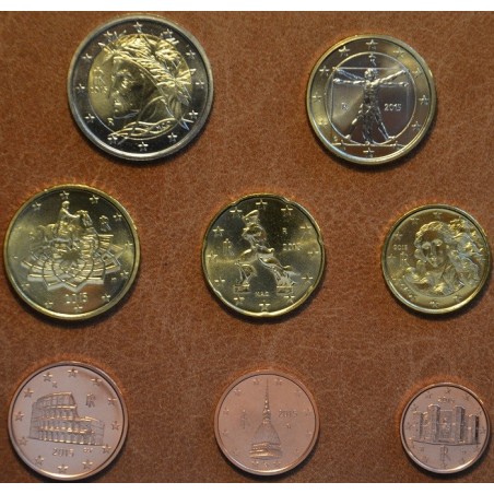 Euromince mince Sada 8 talianskych mincí 2016 (UNC)