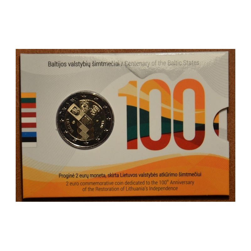 eurocoin eurocoins 2 Euro Lithuania 2018 - Baltic Community Issue -...