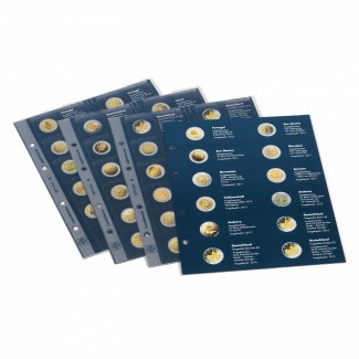 Euromince mince 2 Euro 2016 listy do albumu Leuchtturm OPTIMA