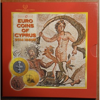 Set of 8 eurocoins Cyprus 2014 (BU)