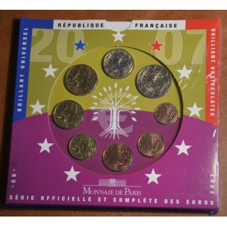 Euromince mince Francúzsko 2007 sada 8 euromincí (BU)